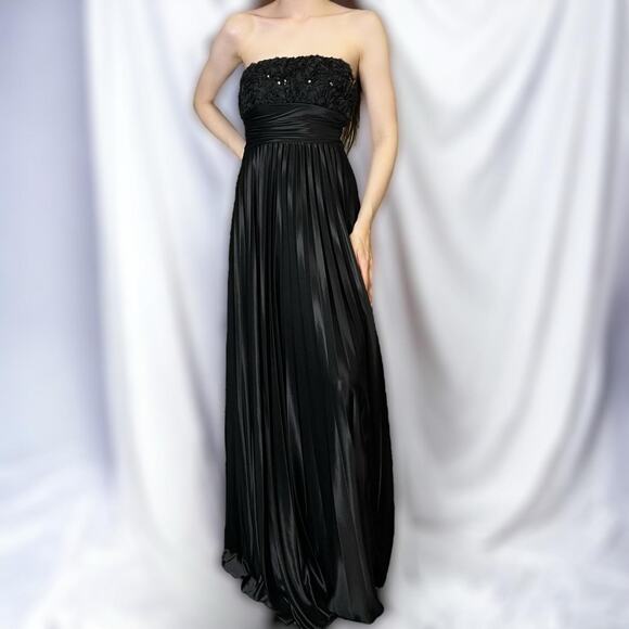 Y2k gothic black formal dress - Picture 1 of 4